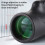 1250 Monoculars Monocular Telescope for Adults Water Proof Multi-Function Telescope Night Vision (Black) 3