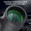1250 Monoculars Monocular Telescope for Adults Water Proof Multi-Function Telescope Night Vision (Black) 5