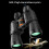 Telescope Long Range Binoculars Powerful Waterproof Light Night Vision Military Binoculars 20x50(Black) 3