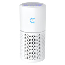 Mini Portable Air Purifier - Filter Air Purifiers for Desktop Office Car Pets, Small Air Cleaner(White)