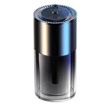 Smart Ultrasonic Car Air Freshener with Star Projector – Automatic On/Off(Black)
