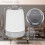 Touch Wake Up Night Light with Sunrise Simulation Alarm Clock, 3 Ways Dimmable Warm(White) 5