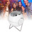 Multifunctional Star Projector Night Light with 10 LED Colors, 360 Rotating, Touch Remote Control(White) 5