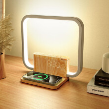 Sunrise Alarm Clock for Heavy Sleepers with Wireless Charger, Wake Up Light, Sleep Aid(White)