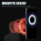 Magnetic Selfie Ring Light, Snap Grip with Detachable Bluetooth Remote Control, Rechargeable LED(Black) 2