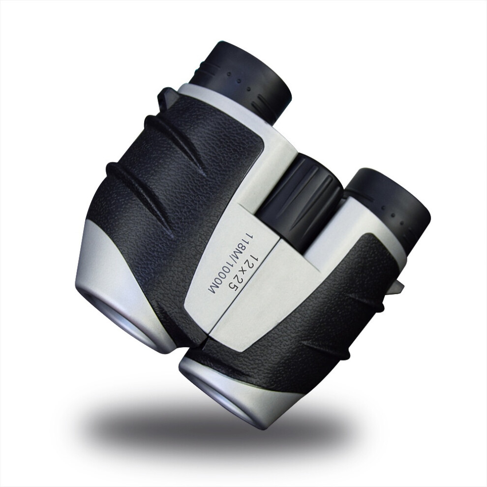 12X25 High Powered Binoculars For Adults And Kids - Compact, Lightweight, Easy Focus, For Travel(White) White 6976918078216