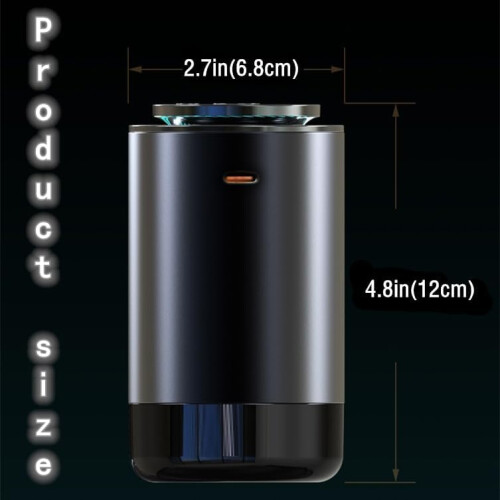Smart Aroma Diffusers Star Projector, Rechargeable Scent in 4 concentrations for Car and Home Use(Black) 1