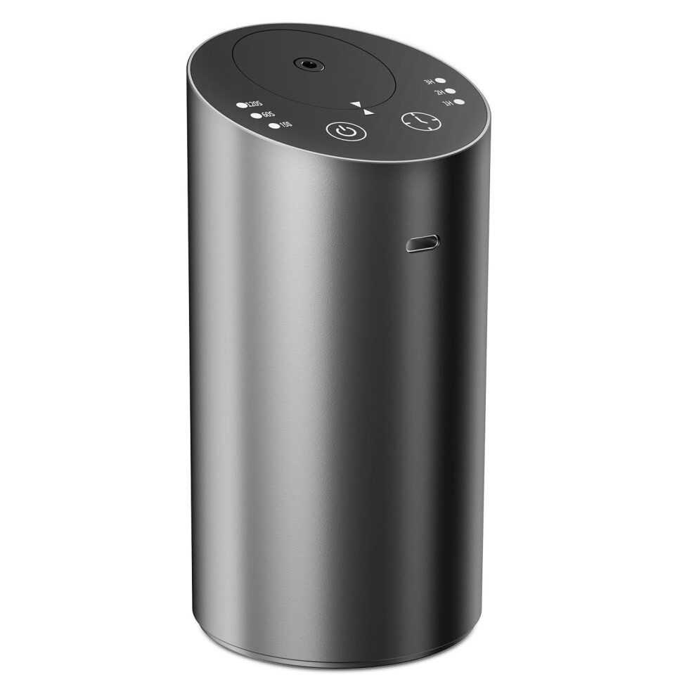 Waterless Car Diffuser, Waterless Diffusers For Essential Oils With Timer & No Leakage Tech(Black) Black 6976918078391