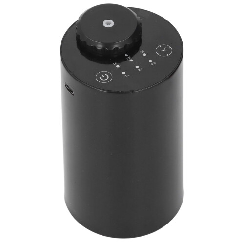 Scent Air Machine for Home, Waterless Essential Oil Diffuser Quiet Aromatherapy Diffuser with Timer(Black)