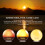 Sunrise Alarm Clock, Wake Up Light and Colored Sunrise/Sunset Simulation, 8 Options(White) 6