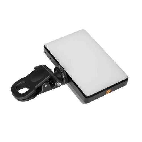 Selfie Light, Clip LED Light Panel for Phone/Tablet/Computer, Bi-Color Portable Clip Camera Light(Black)