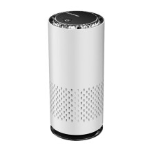 Air Purifiers For Bedroom Home, Car Air Purifier Smoke And Dust Removal Small Portable Desktop(White)