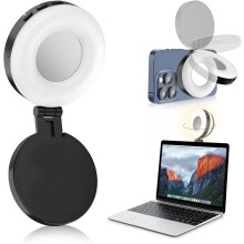 Selfie Light, Selfie Light for iPhone, Portable Phone Ring Light for Video Recording, Adjusted 4 Modes(Black)