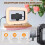 Smartphone Video Rig with Light, Handheld Ring Selfie Light Kit, LED Mobile Video Stabilizer(White) 5