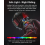 Motorcycle Helmet Bluetooth Headset Bluetooth 5.4 Wireless Communication System IPX6 Waterproof(Black) 3