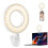 Selfie Ring Light 3500K-8500K, Adjustable LED Ring Light with Clamp for Phone, Fill Light(White) 1