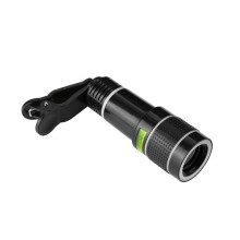 20X Camera Zoom Lens for Phone, Phone Wide Angle & Macro Lens, Fishey Lens, Applicable for Watch Game(Black)