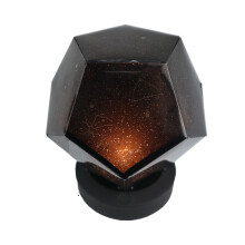 Projector Desktop Atmosphere Lamp Romantic Led Projection Lamp for Christmas Wedding Party(Black)