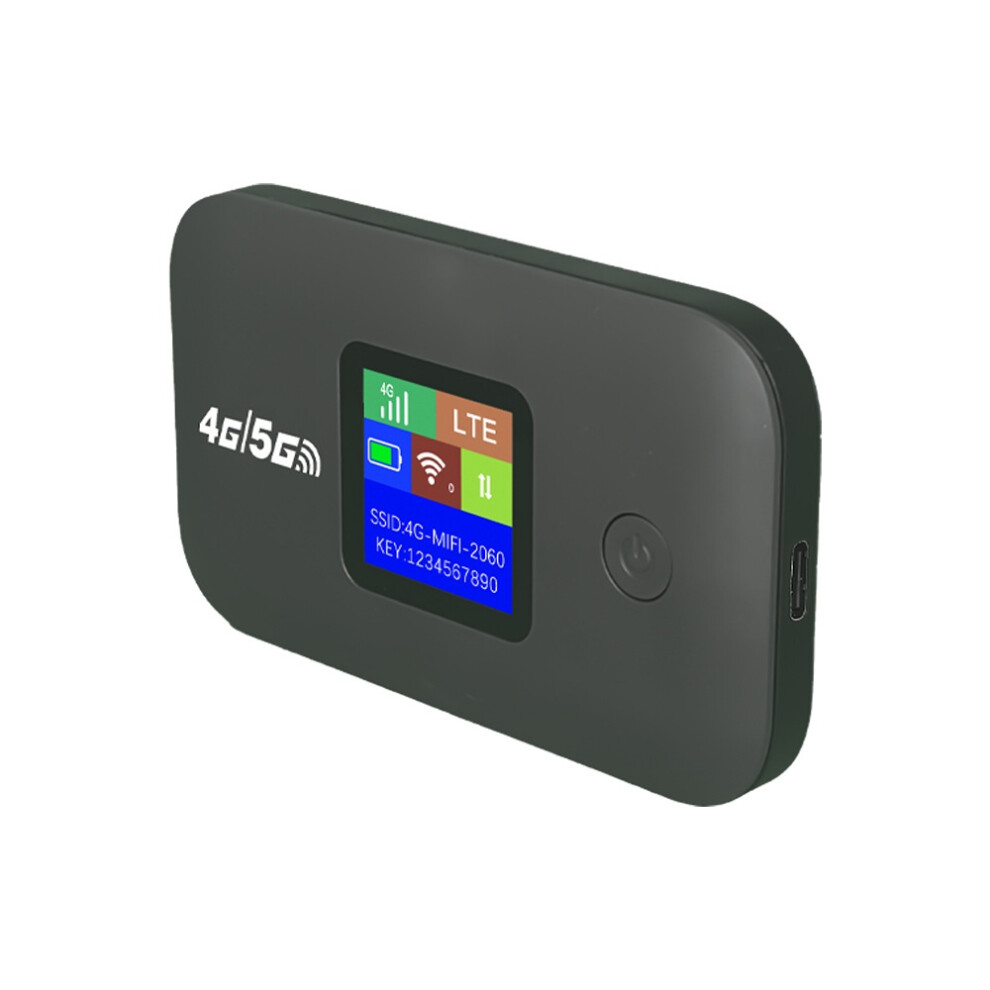 4G Lte Portable Router, Mobile Hotspot With Sim Card Slot,Supports 8-10 Users Stable 3000Mah Battery(Gray) Gray 6976918075963
