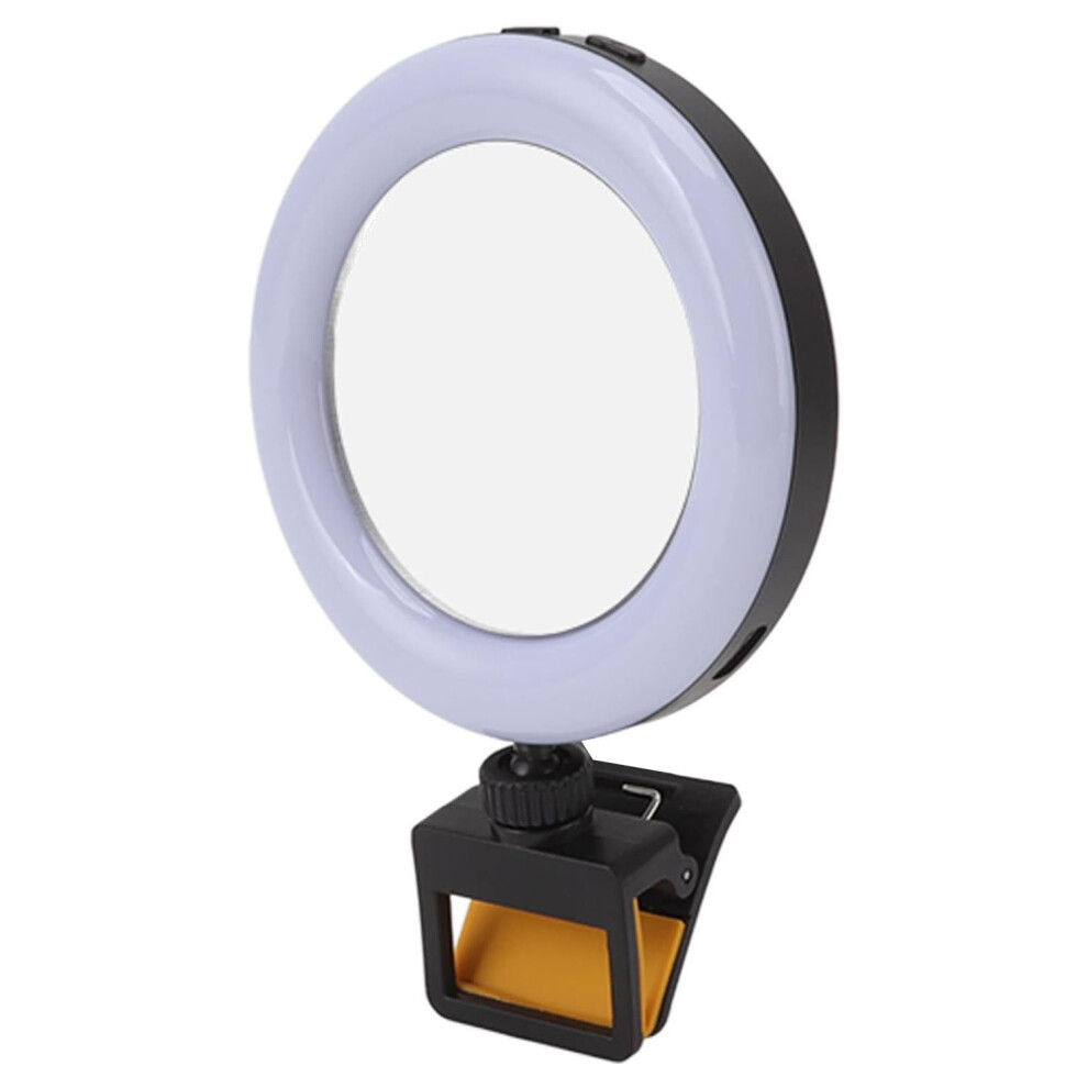 Rechargeable Clip On Selfie Rings 5 Level Brightness Adjustment Usb Mobile Phone Fill (White) Light/White 6976918077370