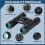 12x25 Compact Binoculars, High Powered Easy Focus Binoculars, Portable Large Eyepiece Binocular (Black) 5