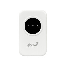 4G/5G WiFi Hotspot, Portable USB Modem, 300Mbps Mobile Hotspot Connect Up to 10 Devices, 3200MAh (White)