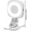 Phone Selfie Light, 3-Color Adjustable Rotating Fill Light with Mirror, Rechargeable(White) 6