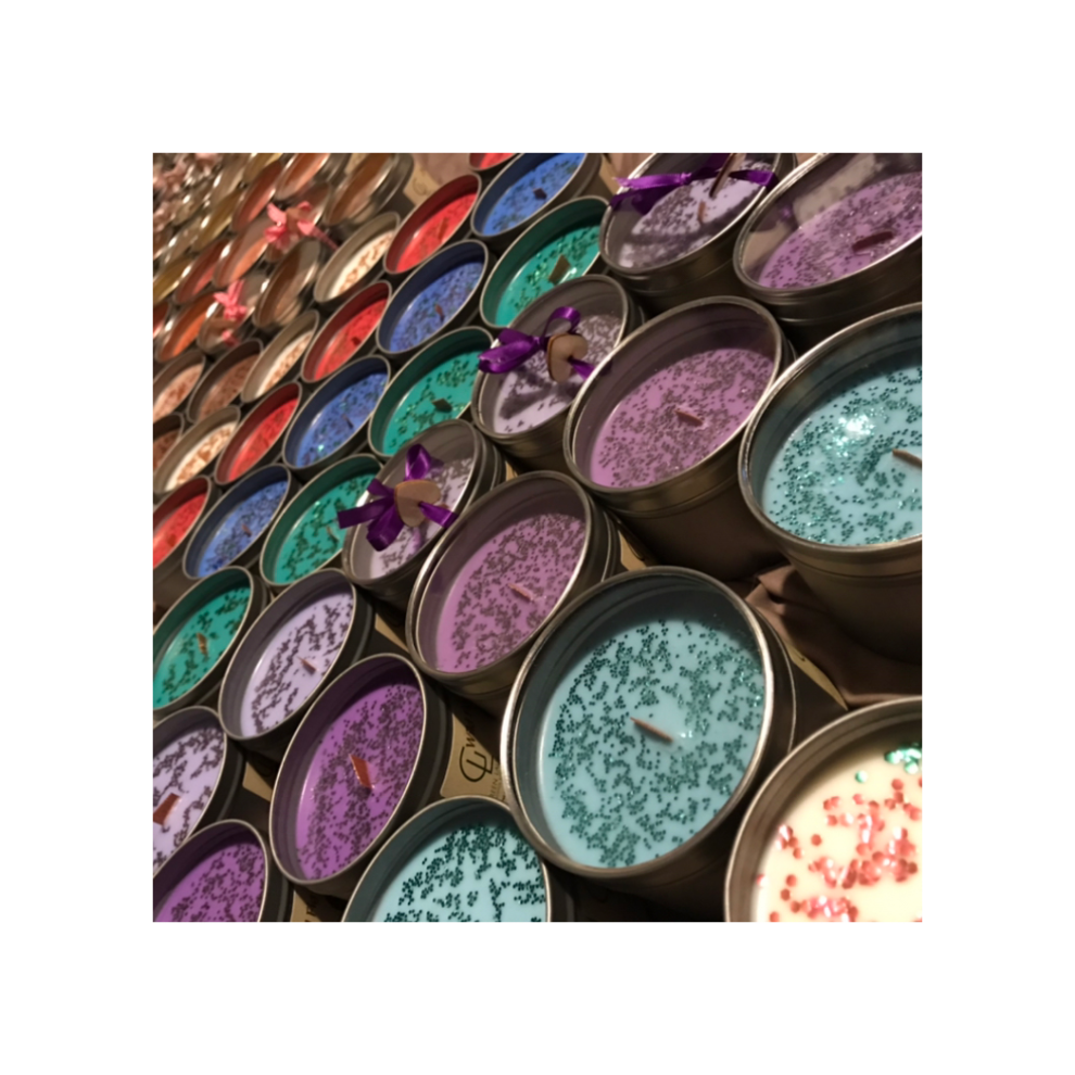 Soy Wax container candle with wooden wick Chocolate Orange scent-image-OPC-PJSKXVJ-NEW