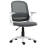 Homcom HOMCOM Ergonomic Swivel Computer Chair with Flip-up Armrests, Grey 1