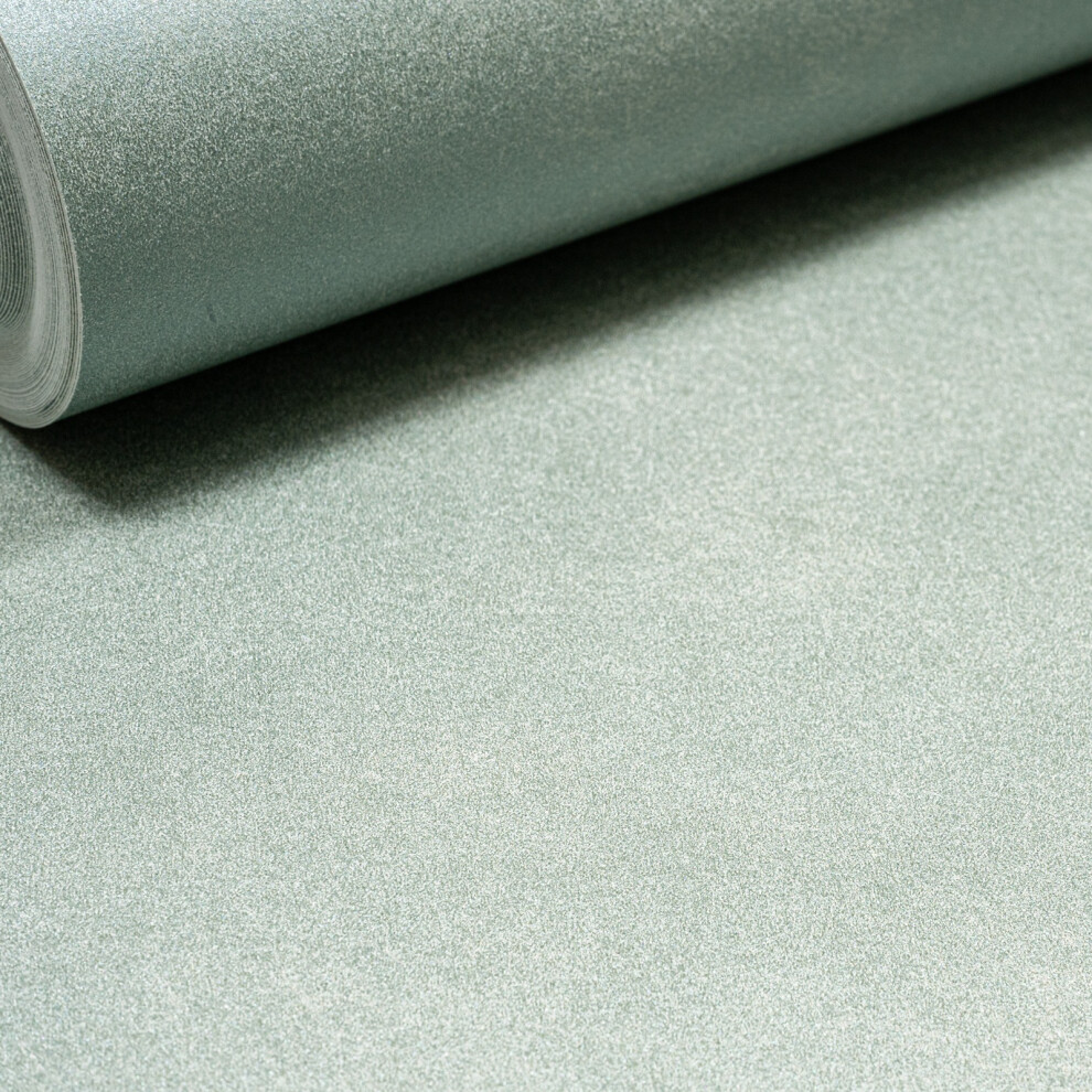 Plain Duck Egg Wallpaper Shimmer Smooth Finish Thick Free Match 5060729371886