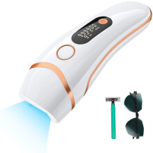 Enheter Hårborttagning Laser 17J 999900 Ljuspulser HR/SC/RA 9 nivåer, PB1-Vitguld
