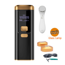 Flash laserepilator för kvinnor, IPL-hårborttagning, LED, permanent utbytbar, B-glas, T-massage