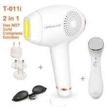 3 i 1 IPL hårborttagning ICE Cold Epilator Permanent Laser,T-001iUtan cool-F