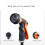 Garden Hose Nozzle Sprayer Hand Shower 8 11