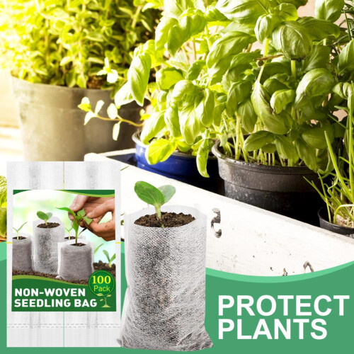 Plant Seedling Bags Biodegradable Non Woven 1