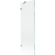 Paravan cada Mexen Lunar cu 1 panou 60 x 150 cm, transparent, crom - 897-060-000-01-00