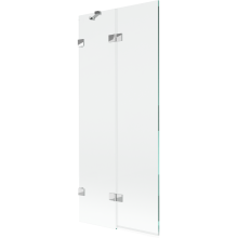 Mexen Lunar paravan de duș cu 2 uși stânga 80 x 150 cm, transparent, crom - 897-080-100-01-00-L