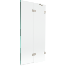 Paravan pentru cadă Mexen Lunar cu 2 uși dreapta 90 x 150 cm, transparent, nichel periat - 897-090-100-97-00-P