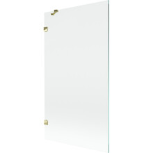 Mexen Lunar paravan pentru cadă de baie cu 1 panou 100 x 150 cm, transparent, auriu - 897-100-000-50-00