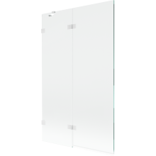 Mexen Lunar paravan de duș cu 2 panouri stânga 110 x 150 cm, transparent, alb - 897-110-100-20-00-L