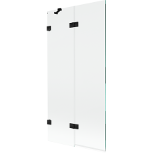 Paravan de duș Mexen Lunar, cu 2 uși, stânga, 90 x 150 cm, transparent, negru - 897-090-100-70-00-L