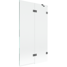 Mexen Lunar paravan de baie cu 2 uși, dreapta 100 x 150 cm, transparent, metal negru - 897-100-100-95-00-P