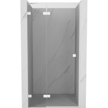 Mexen Lunar Duschabtrennung links 110 cm, transparent, weiß - 834-110-000-20-00-L
