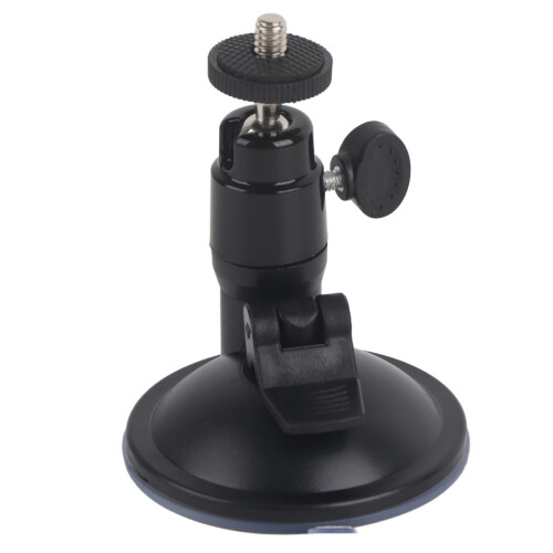 Universal Alloy & Plastic Suction Cup Mount Adapter Base Black 1