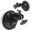Universal Alloy & Plastic Suction Cup Mount Adapter Base Black 4