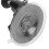 Universal Alloy & Plastic Suction Cup Mount Adapter Base Black 12