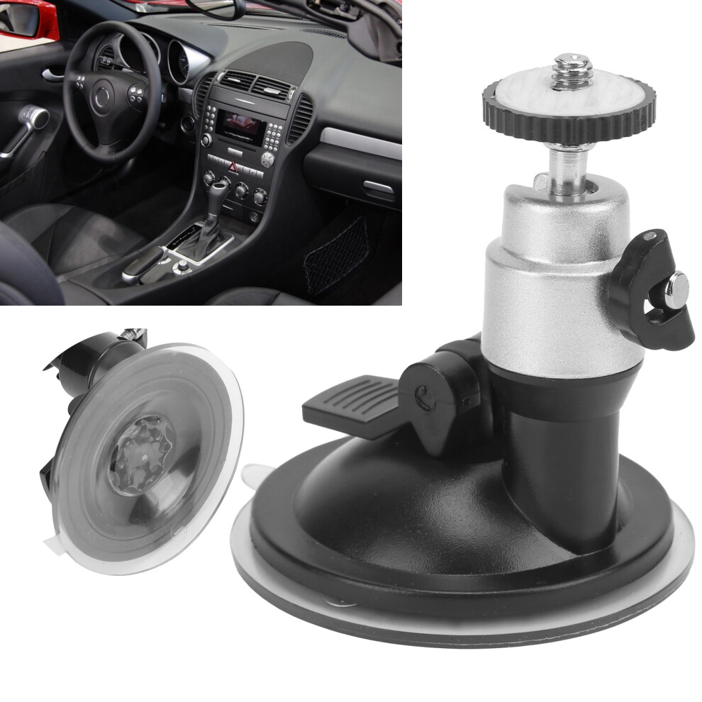 Universal Alloy And Plastic Suction Cup Mount Adapter 66G Silver 4631343773243