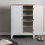 Noa and Nani Leines Shoe Storage Cabinet in Classic White 2