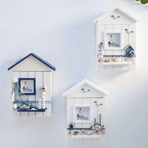 Wood Keys Box Wall Mounted Sundries Holders 2