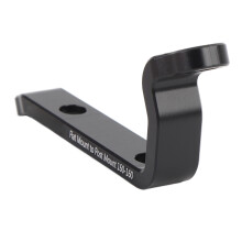 Adattatore per freno a disco da 160 mm / 6,3 pollici, da montaggio post a montaggio piatto.